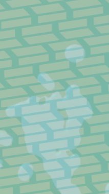 Benzersiz dijital animasyon tarzı grafikleri olan yaratıcı ortam tasarımı için yenilikçi hareket dokusu