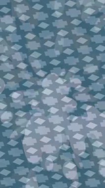 Soyut hareket desenli fütüristik video üretimi için dinamik dijital arkaplan