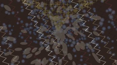 Yaratıcı video düzenleme film arkaplan tasarımı için minimalist organik hareket grafikleri