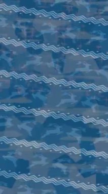 Soyut hareket desenli fütüristik video üretimi için dinamik dijital arkaplan