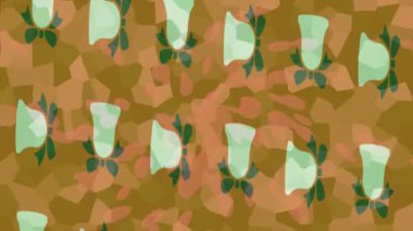 Soyut hareket desenli fütüristik video üretimi için dinamik dijital arkaplan