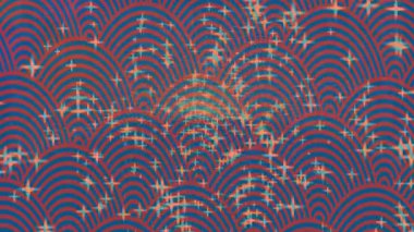 Benzersiz dijital animasyon tarzı grafikleri olan yaratıcı ortam tasarımı için yenilikçi hareket dokusu