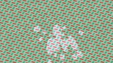 Lüks hareket projeleri için soyut tasarım stili animasyonu olan üst düzey dijital doku