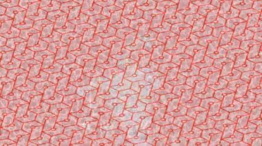 Lüks hareket projeleri için soyut tasarım stili animasyonu olan üst düzey dijital doku