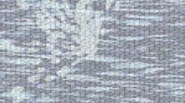 Soyut hareket desenli fütüristik video üretimi için dinamik dijital arkaplan