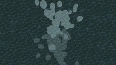 Benzersiz hareket grafikleri tasarım sanatına sahip yaratıcı film üretimi için özet bir arkaplan