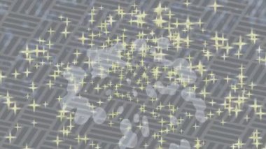 Dijital doku yüzey tasarım biçimi ile modern video animasyonu için gelişmiş hareket grafikleri