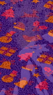 Estetik doku arkaplan tasarımı renkli hareket grafikleri ile moda film giriş profosyoneli