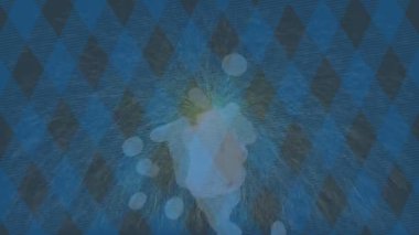 Soyut hareket desenli fütüristik video üretimi için dinamik dijital arkaplan