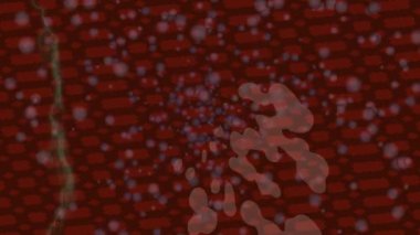 Organik desenli yüzey giriş stili video film sanatı ile soyut arkaplan tasarımı