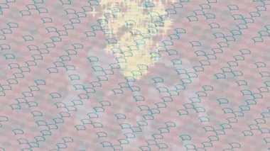 Organik desenli yüzey giriş stili video film sanatı ile soyut arkaplan tasarımı