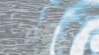 Organik desenli yüzey giriş stili video film sanatı ile soyut arkaplan tasarımı