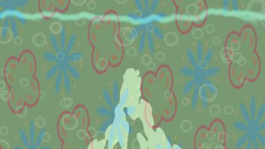 Profesyonel video projeleri sanat tarzı için organik hareketli arkaplan tasarımı