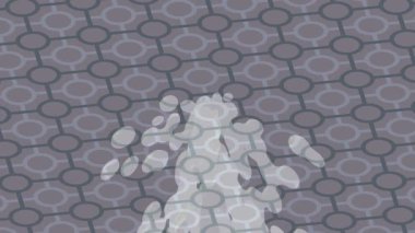 Organik desenli yüzey giriş stili video film sanatı ile soyut arkaplan tasarımı