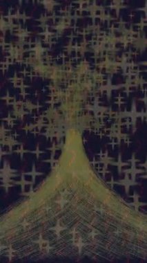 Soyut hareket desenli fütüristik video üretimi için dinamik dijital arkaplan