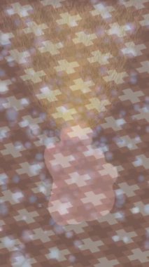 Benzersiz video giriş tasarımı projeleri için detaylı yüzey kalıbı film animasyon stili grafik girişi