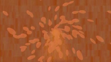 Organik desenli yüzey giriş stili video film sanatı ile soyut arkaplan tasarımı