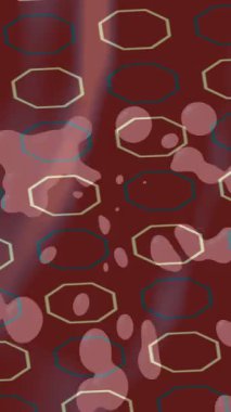 Soyut hareket desenli fütüristik video üretimi için dinamik dijital arkaplan