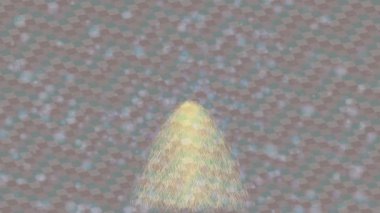 Benzersiz dijital animasyon tarzı grafikleri olan yaratıcı ortam tasarımı için yenilikçi hareket dokusu