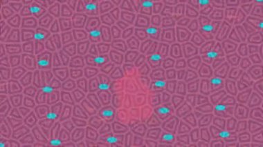 Lüks hareket projeleri için soyut tasarım stili animasyonu olan üst düzey dijital doku