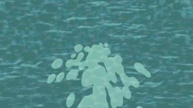 Benzersiz dijital animasyon tarzı grafikleri olan yaratıcı ortam tasarımı için yenilikçi hareket dokusu