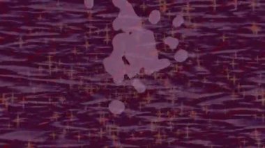 Benzersiz dijital animasyon tarzı grafikleri olan yaratıcı ortam tasarımı için yenilikçi hareket dokusu