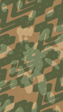 Benzersiz dijital animasyon tarzı grafikleri olan yaratıcı ortam tasarımı için yenilikçi hareket dokusu