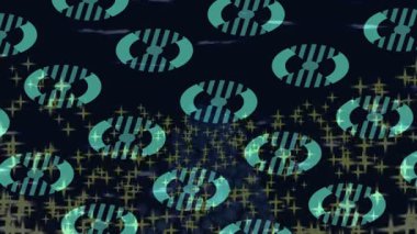 Lüks hareket projeleri için soyut tasarım stili animasyonu olan üst düzey dijital doku