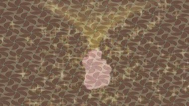 Estetik doku arkaplan tasarımı renkli hareket grafikleri ile moda film giriş profosyoneli