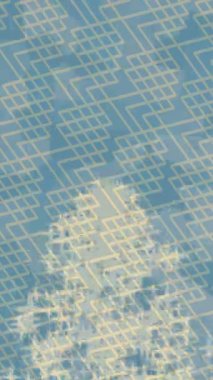 Organik desenli yüzey giriş stili video film sanatı ile soyut arkaplan tasarımı