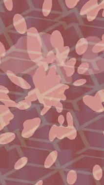 Benzersiz video giriş tasarımı projeleri için detaylı yüzey kalıbı film animasyon stili grafik girişi