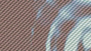 Benzersiz hareket grafikleri tasarım sanatına sahip yaratıcı film üretimi için özet bir arkaplan