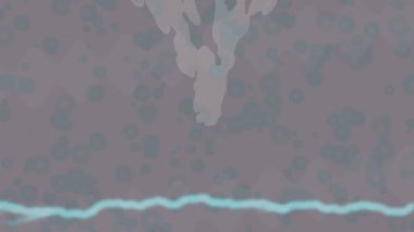 Soyut hareket desenli fütüristik video üretimi için dinamik dijital arkaplan