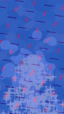 Soyut hareket desenli fütüristik video üretimi için dinamik dijital arkaplan