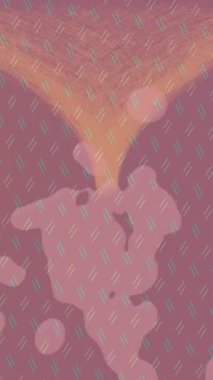 Soyut hareket desenli fütüristik video üretimi için dinamik dijital arkaplan