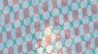 Benzersiz hareket grafikleri tasarım sanatına sahip yaratıcı film üretimi için özet bir arkaplan