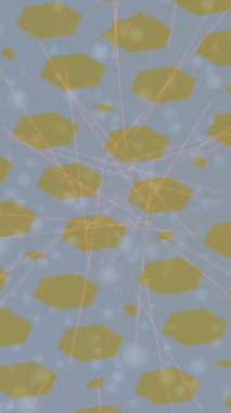 Lüks hareket projeleri için soyut tasarım stili animasyonu olan üst düzey dijital doku