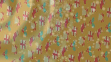 Dijital doku yüzey tasarım biçimi ile modern video animasyonu için gelişmiş hareket grafikleri