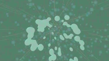 Yaratıcı video düzenleme film arkaplan tasarımı için minimalist organik hareket grafikleri