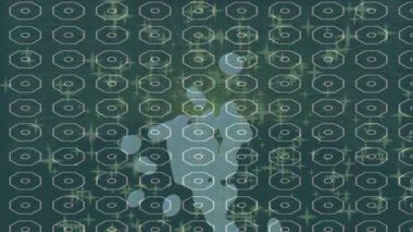 Profesyonel video projeleri sanat tarzı için organik hareketli arkaplan tasarımı