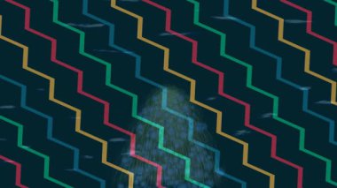 Profesyonel video projeleri sanat tarzı için organik hareketli arkaplan tasarımı