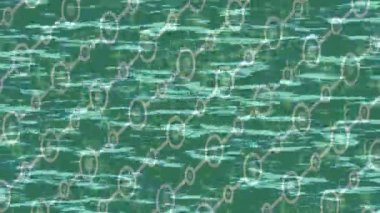 Benzersiz hareket grafikleri tasarım sanatına sahip yaratıcı film üretimi için özet bir arkaplan