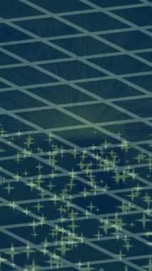 Yaratıcı video düzenleme film tasarımı için benzersiz hareket grafikleri biçimi giriş hareketi video pro