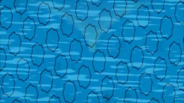 Benzersiz video giriş tasarımı projeleri için detaylı yüzey kalıbı film animasyon stili grafik girişi