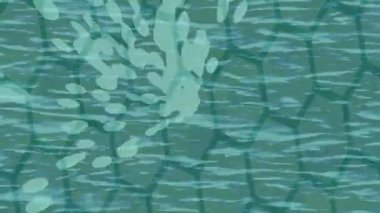 Benzersiz dijital animasyon tarzı grafikleri olan yaratıcı ortam tasarımı için yenilikçi hareket dokusu