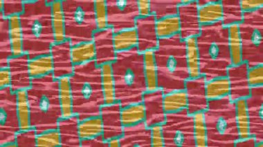 Soyut hareket desenli fütüristik video üretimi için dinamik dijital arkaplan