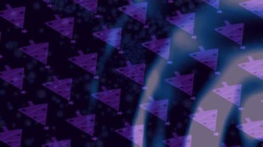 Benzersiz hareket grafikleri tasarım sanatına sahip yaratıcı film üretimi için özet bir arkaplan