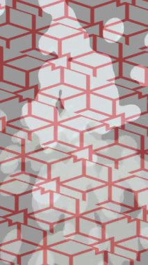 Benzersiz hareket grafikleri tasarım sanatına sahip yaratıcı film üretimi için özet bir arkaplan