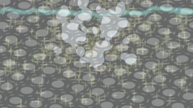 Soyut hareket desenli fütüristik video üretimi için dinamik dijital arkaplan