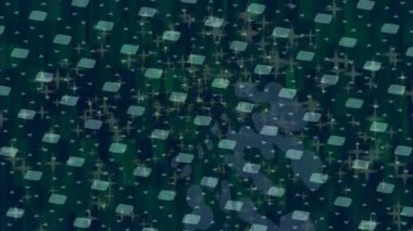 Benzersiz video giriş tasarımı projeleri için detaylı yüzey kalıbı film animasyon stili grafik girişi